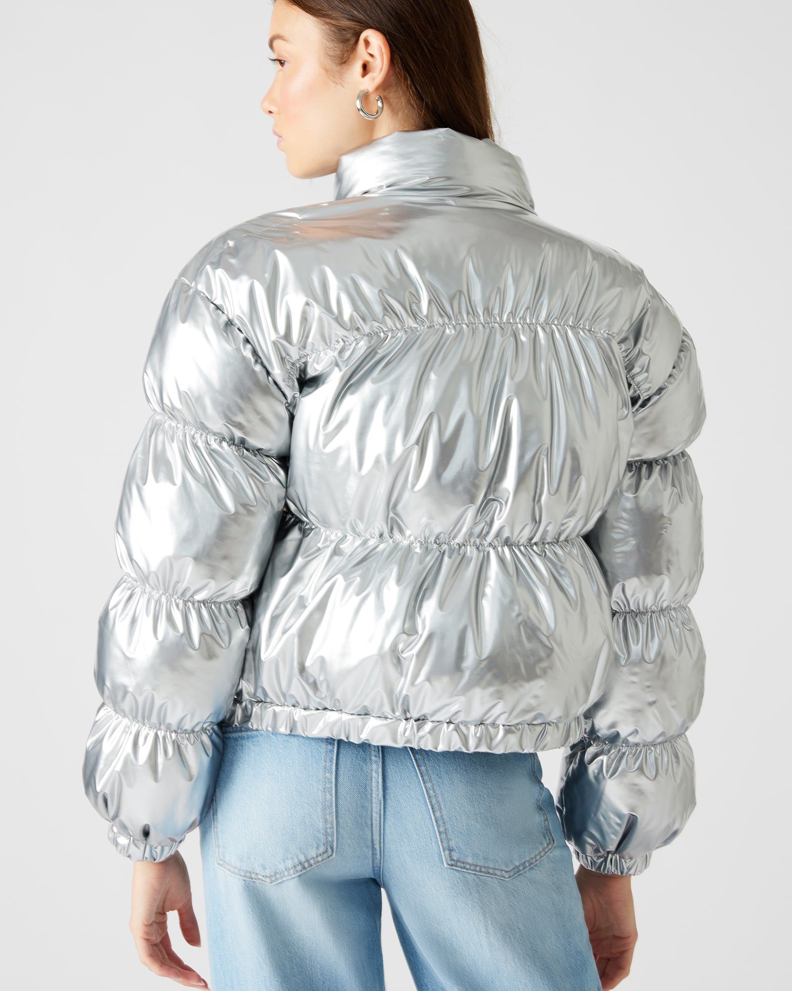 ELLY JACKET SILVER sold by Steve Madden product image thumbnail 4