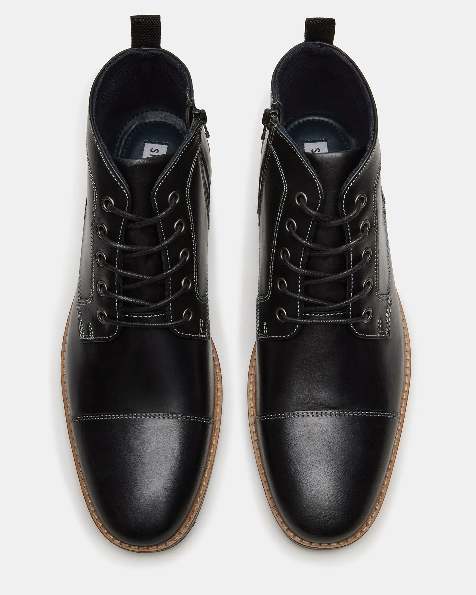 KREW BLACK LEATHER sold by Steve Madden product image thumbnail 4