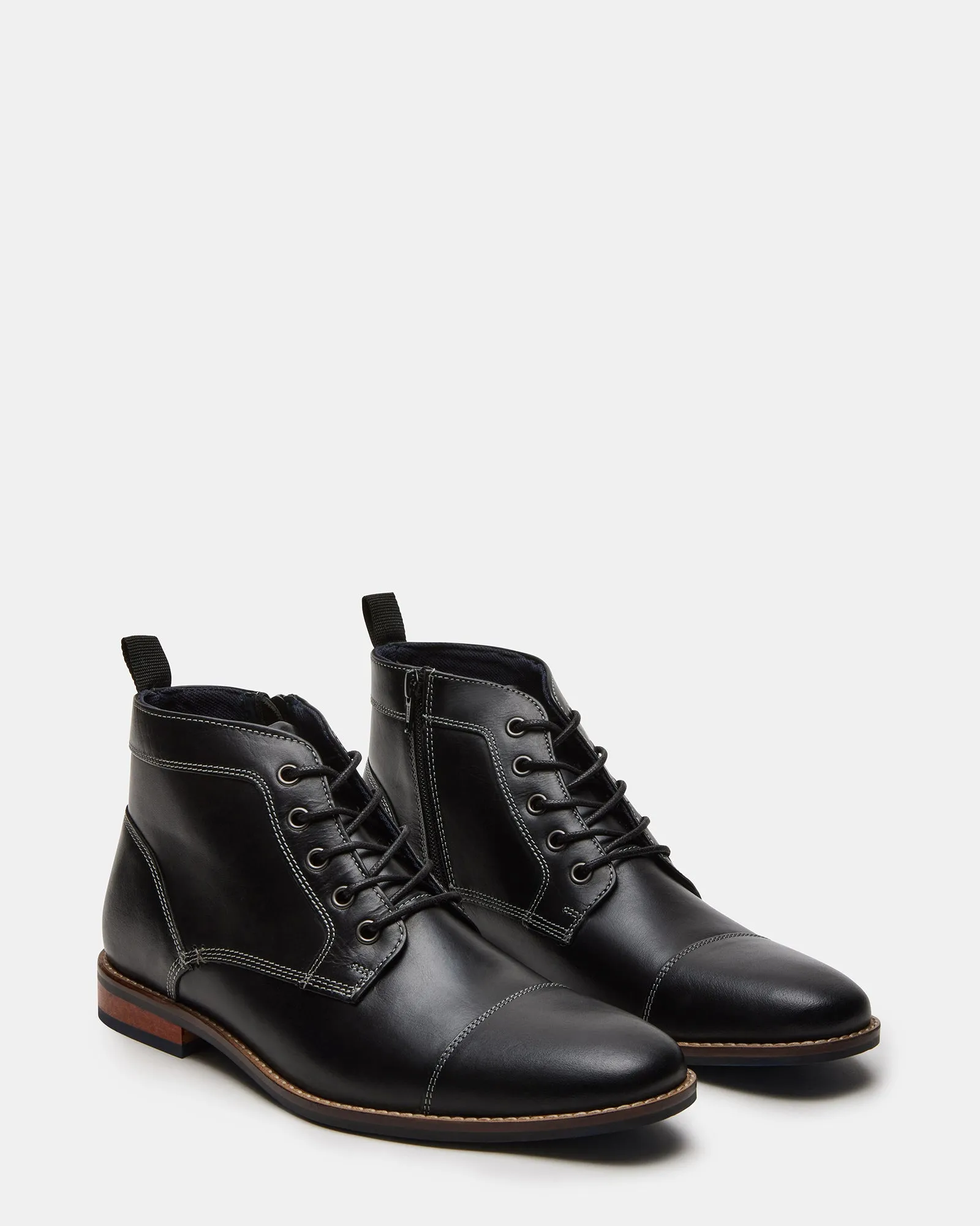 KREW BLACK LEATHER sold by Steve Madden product image thumbnail 2
