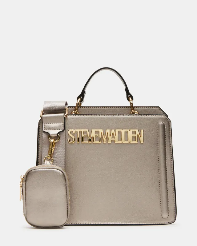 EVELYN BAG PEWTER METALLIC sold by Steve Madden