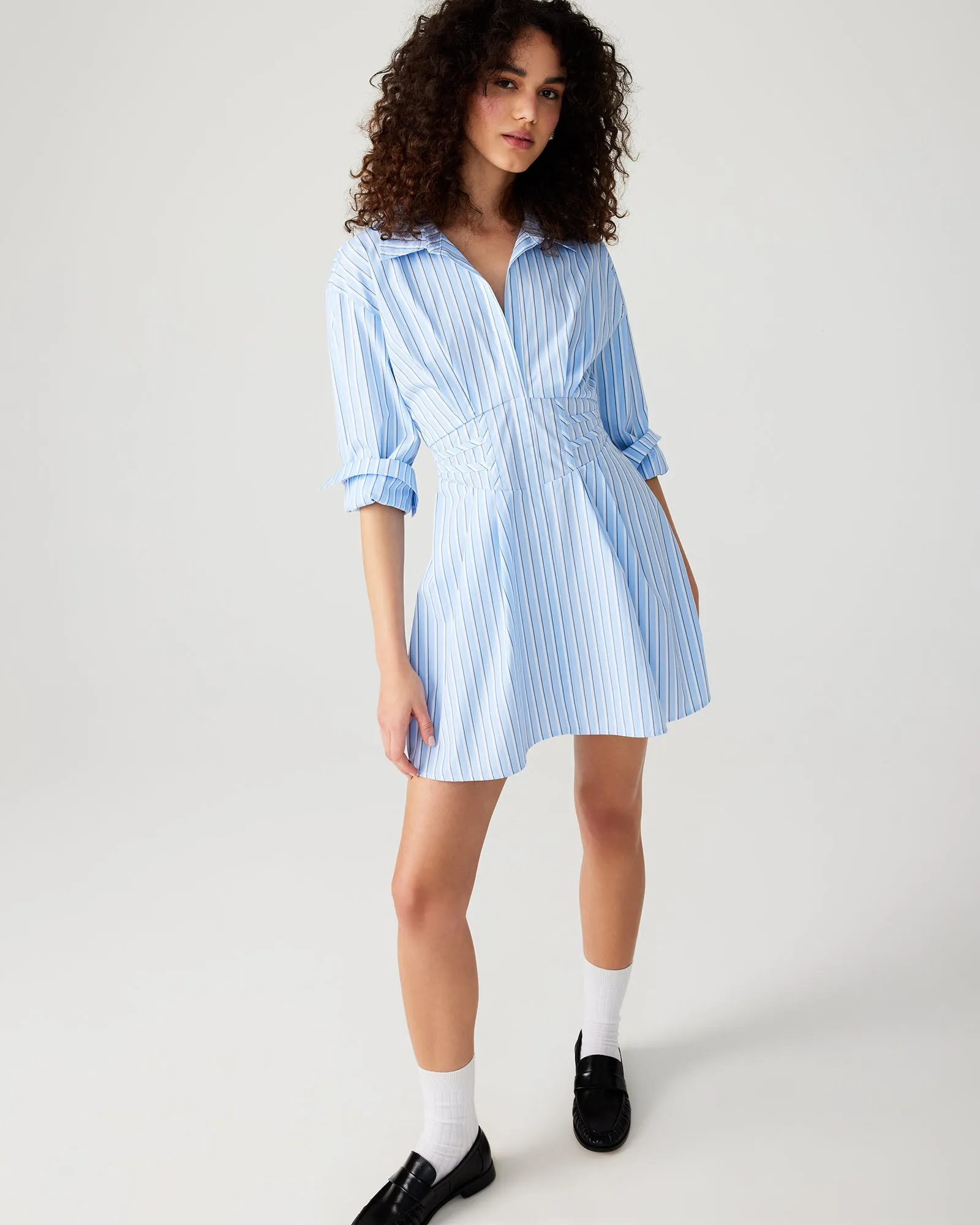 ARIA DRESS LIGHT BLUE sold by Steve Madden