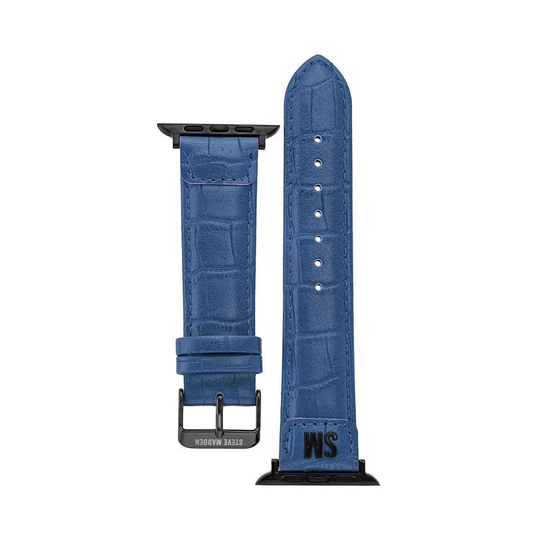 Apple Watch® TEXTURED WATCH BAND BLUE 38-40MM sold by Steve Madden