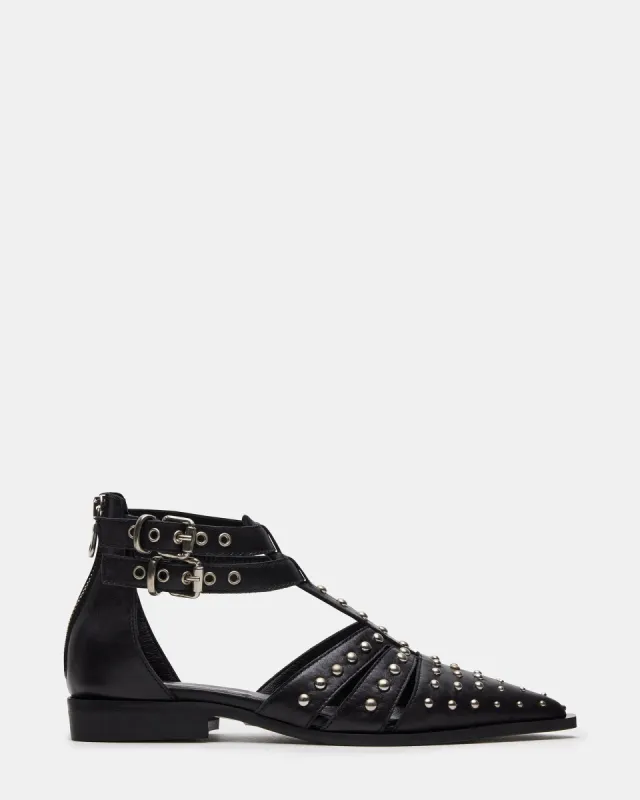 STUDLEY BLACK LEATHER sold by Steve Madden