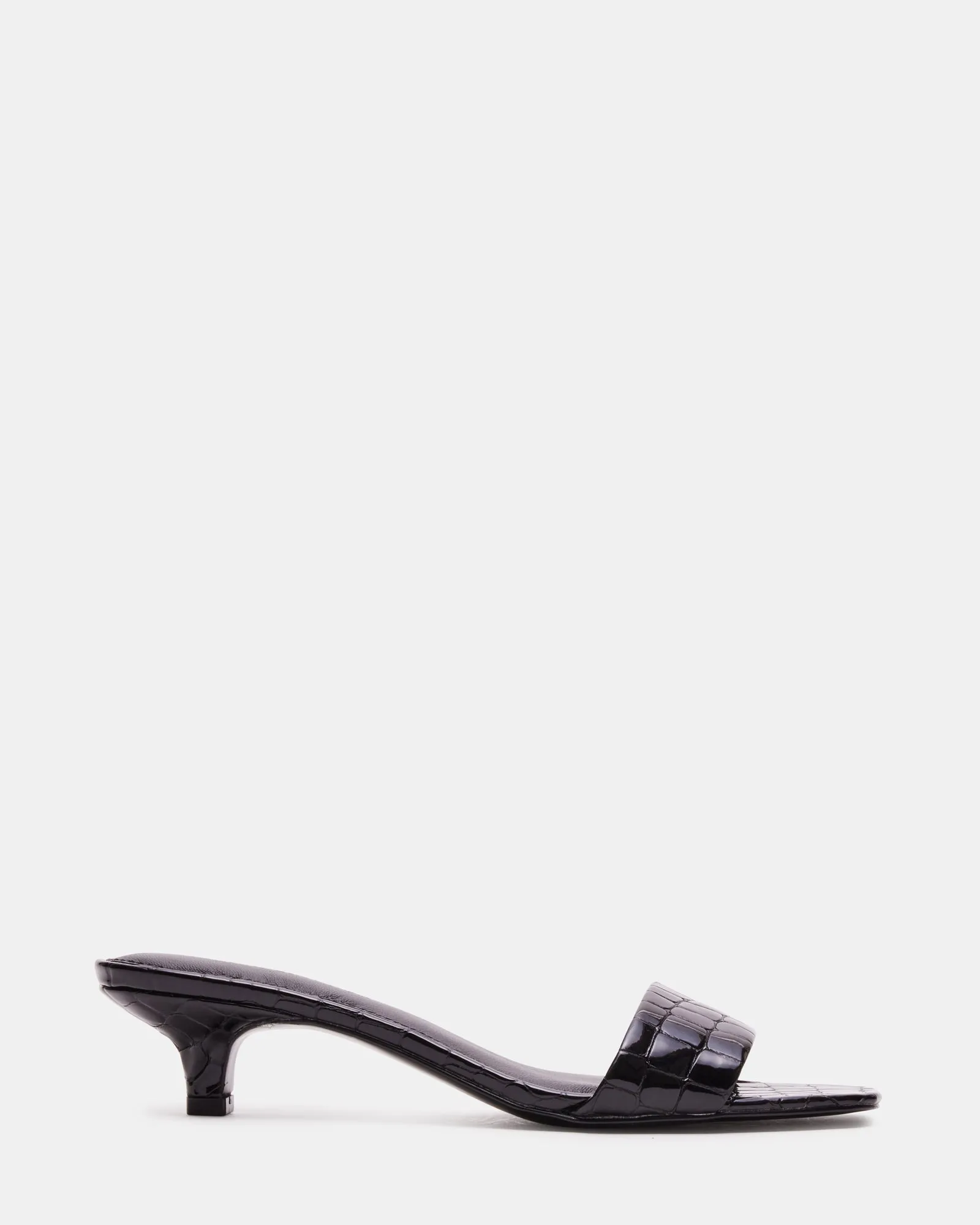 TRINITY BLACK CROCODILE sold by Steve Madden