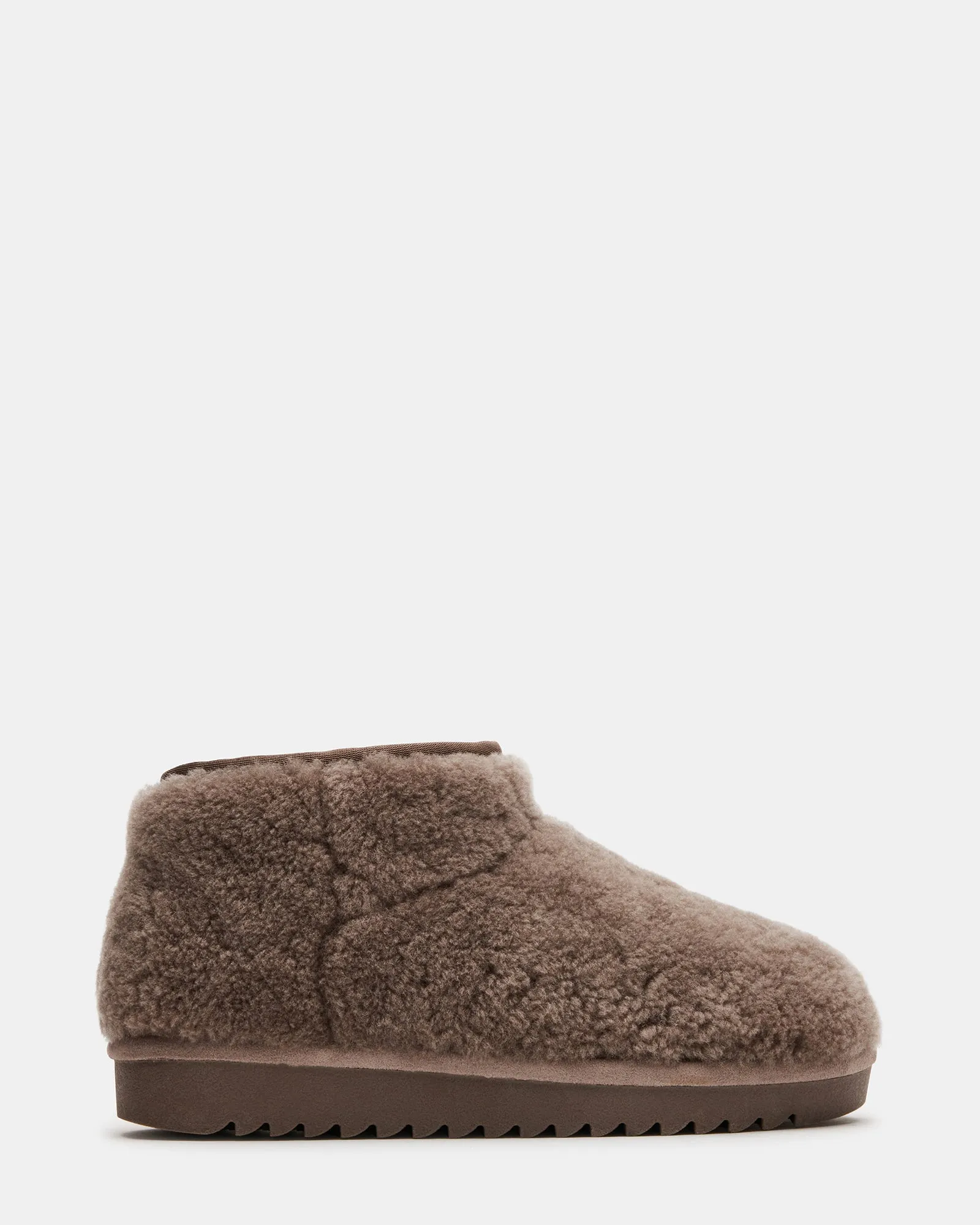 CABIN FAUX SHEARLING GREY sold by Steve Madden