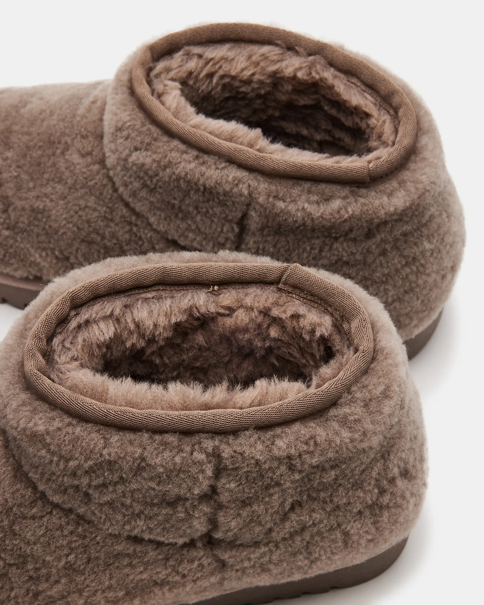 CABIN FAUX SHEARLING GREY sold by Steve Madden product image thumbnail 3