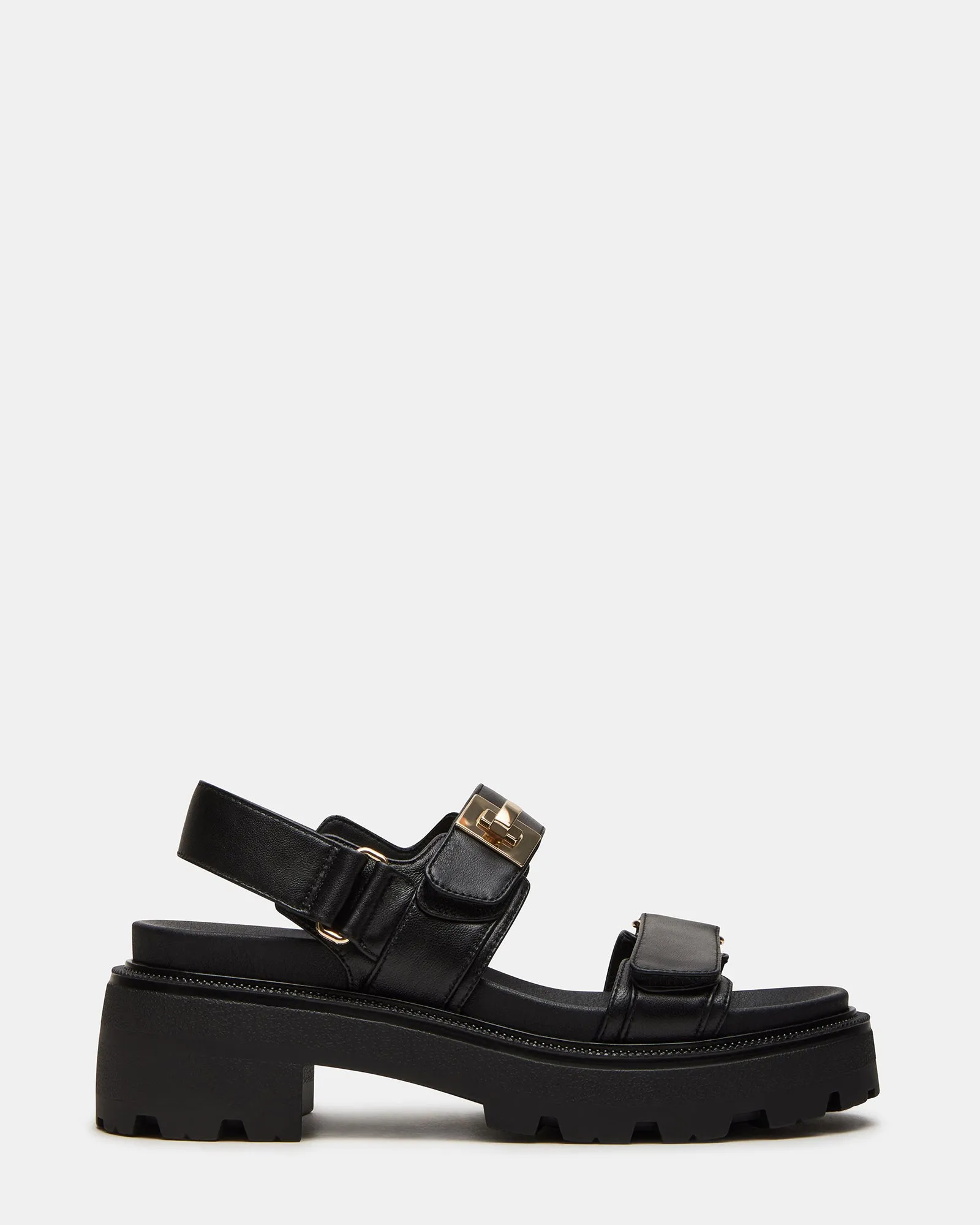 SUPERMONA BLACK LEATHER sold by Steve Madden
