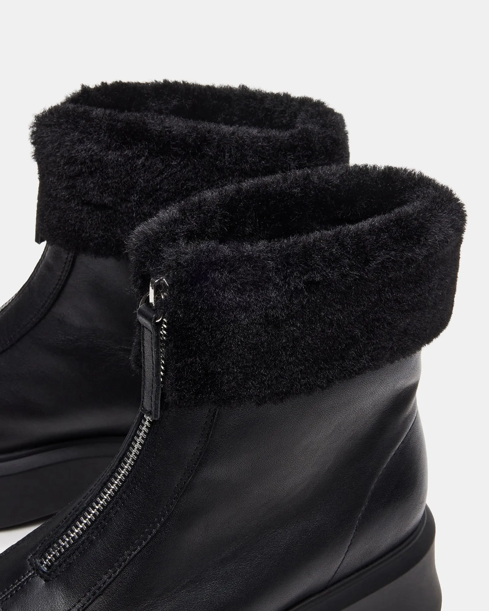 JONES FAUX FUR BLACK LEATHER sold by Steve Madden product image thumbnail 4