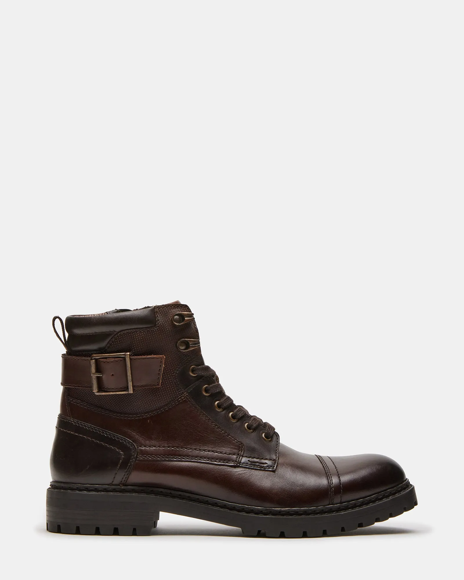 SNYDER DARK BROWN sold by Steve Madden