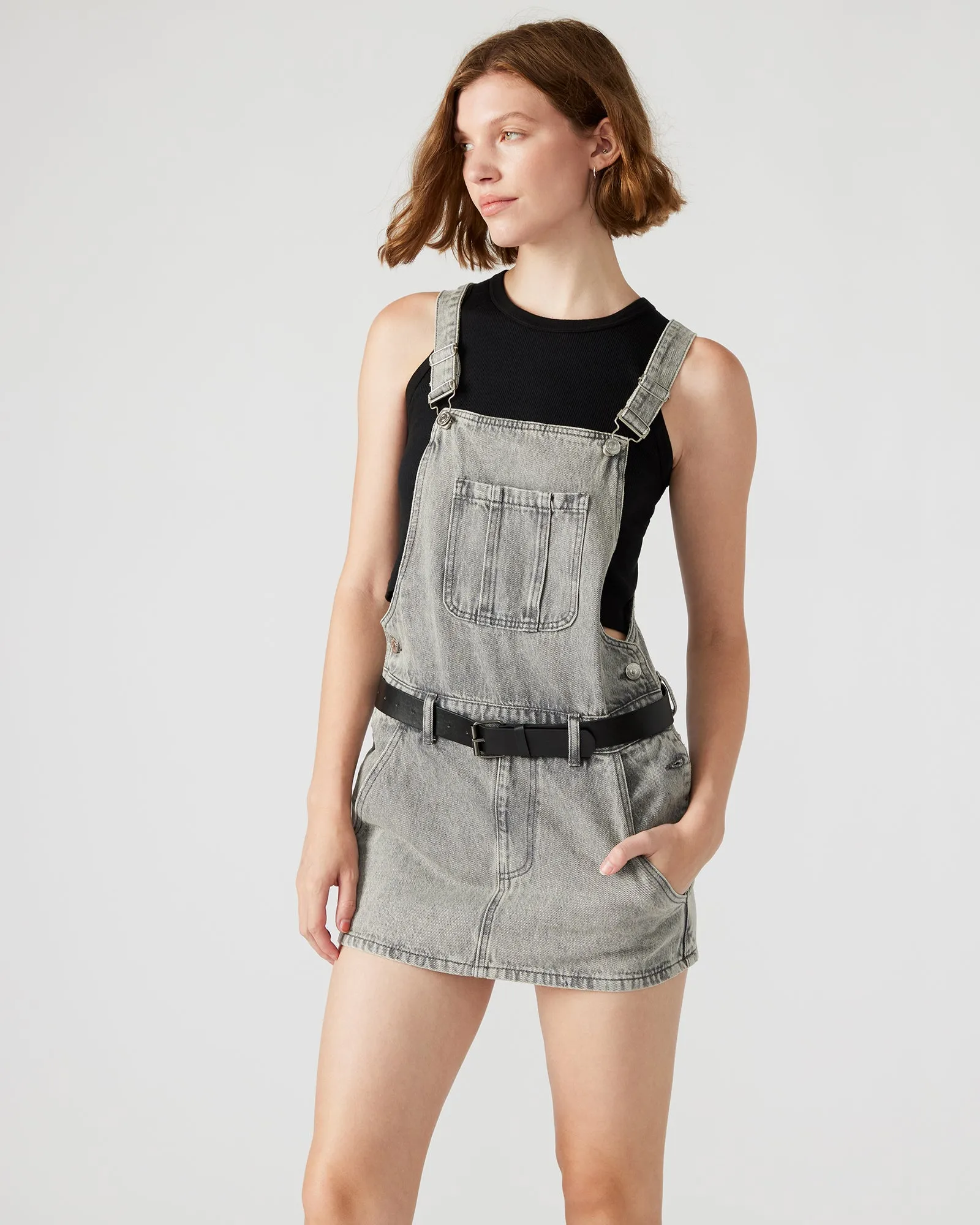 TAMIA DRESS LIGHT GREY sold by Steve Madden product image thumbnail 4