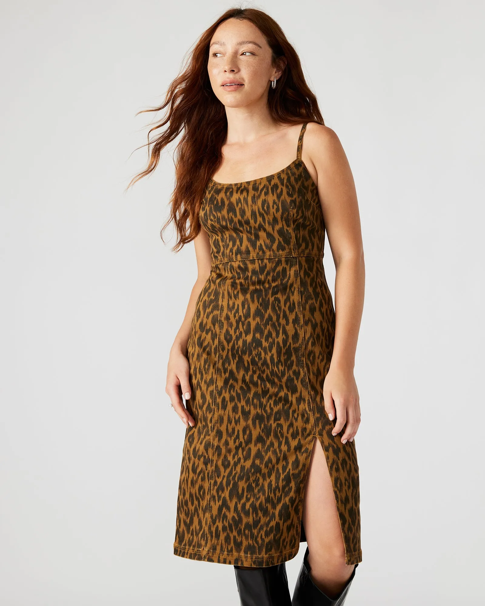 GISELLE DRESS LEOPARD sold by Steve Madden product image thumbnail 2