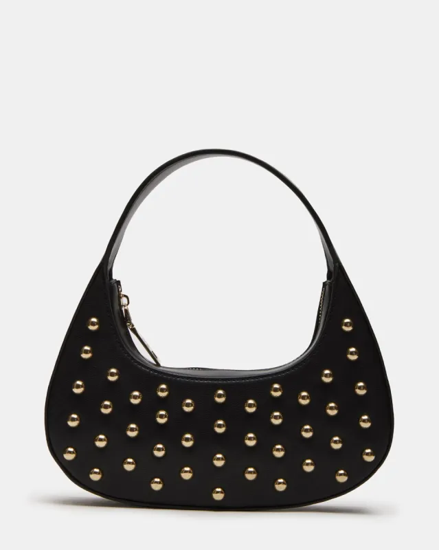 KOA BAG BLACK/GOLD STUDS sold by Steve Madden