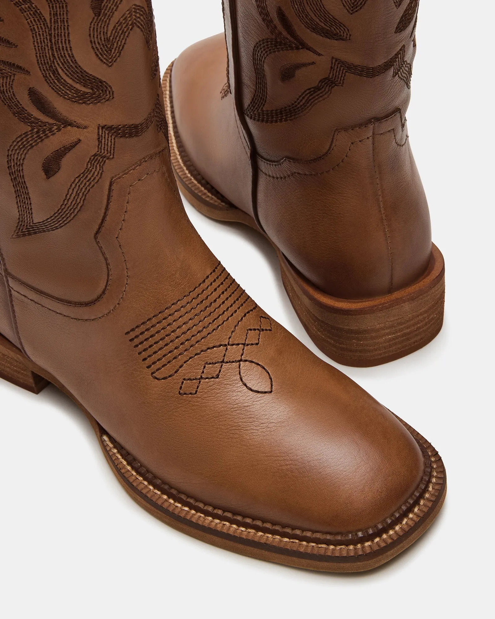 FRONTIER COGNAC LEATHER sold by Steve Madden product image thumbnail 3