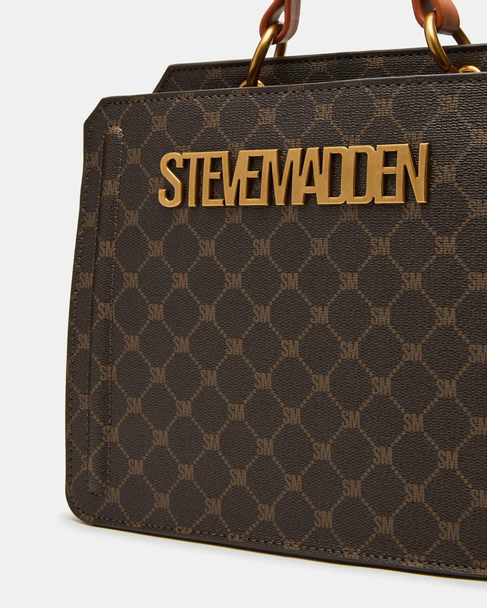 EVELYN DIAMOND LOGO BAG BROWN MULTI sold by Steve Madden product image thumbnail 2