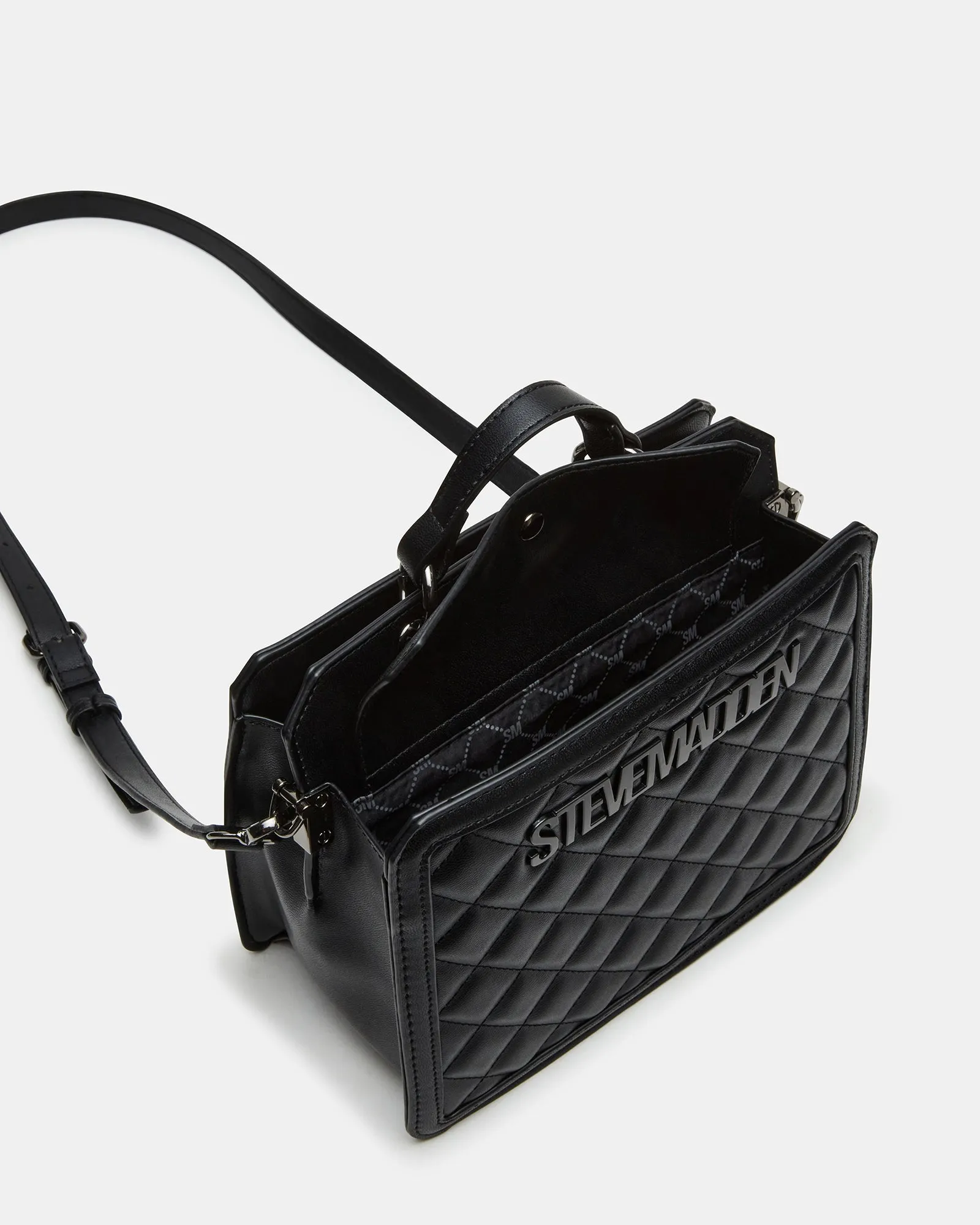 EVELYN BAG BLACK QUILTED sold by Steve Madden product image thumbnail 4