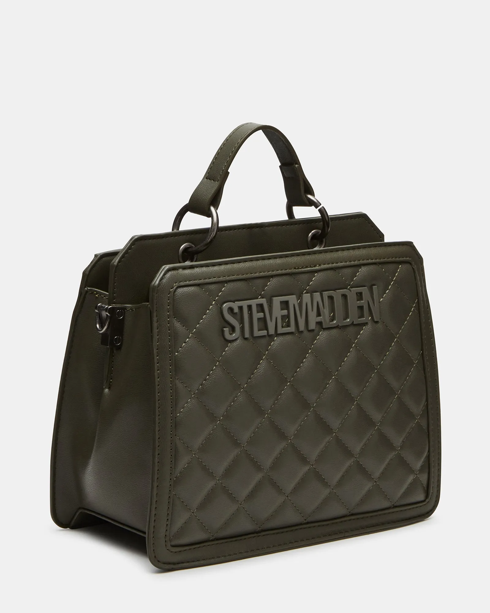 EVELYN BAG OLIVE QUILTED sold by Steve Madden product image thumbnail 3