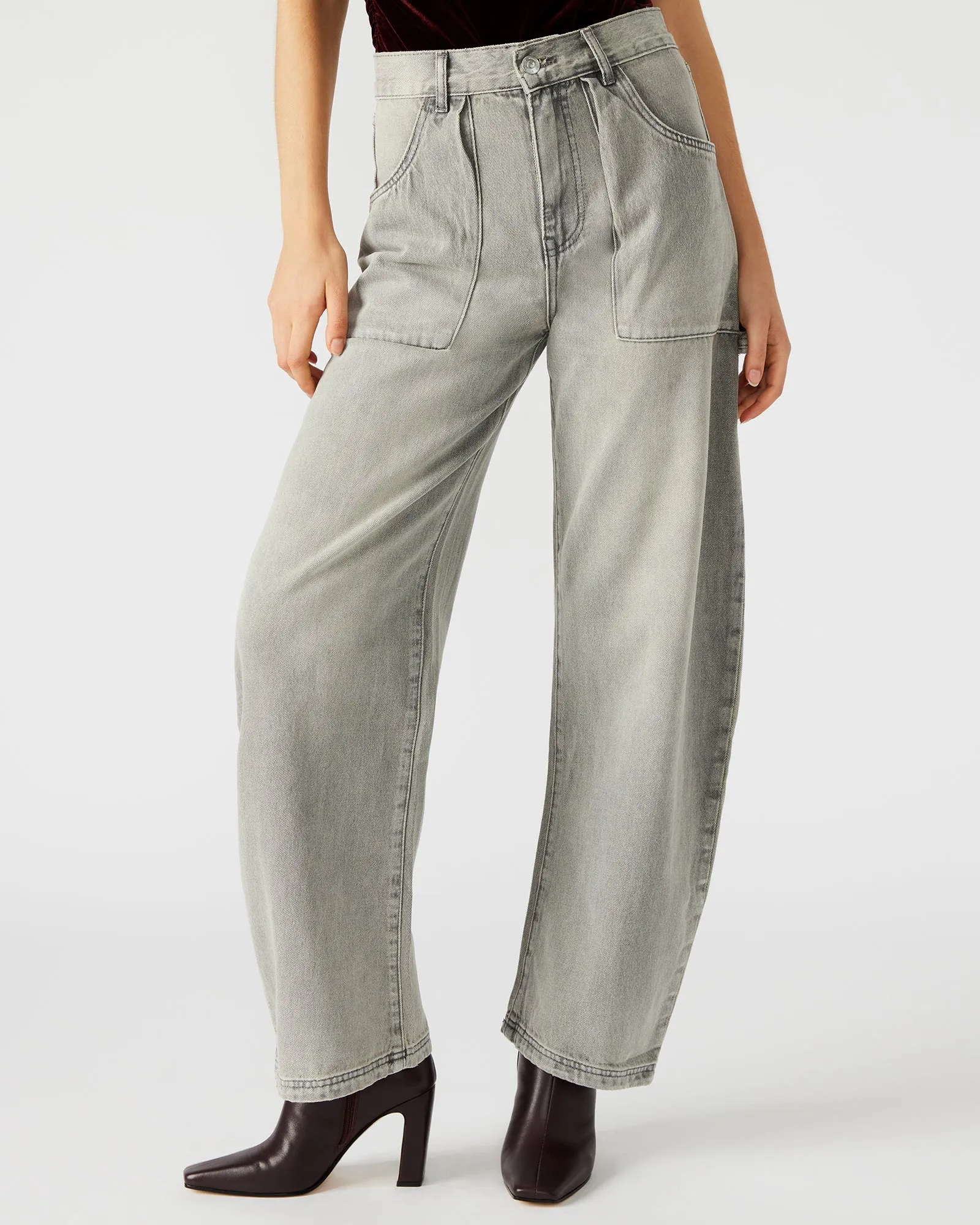 HANSEN PANT LIGHT GREY sold by Steve Madden product image thumbnail 2