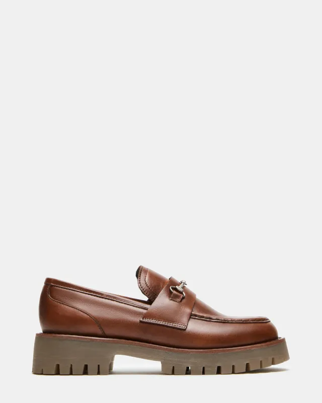 LAWSEN COGNAC LEATHER sold by Steve Madden
