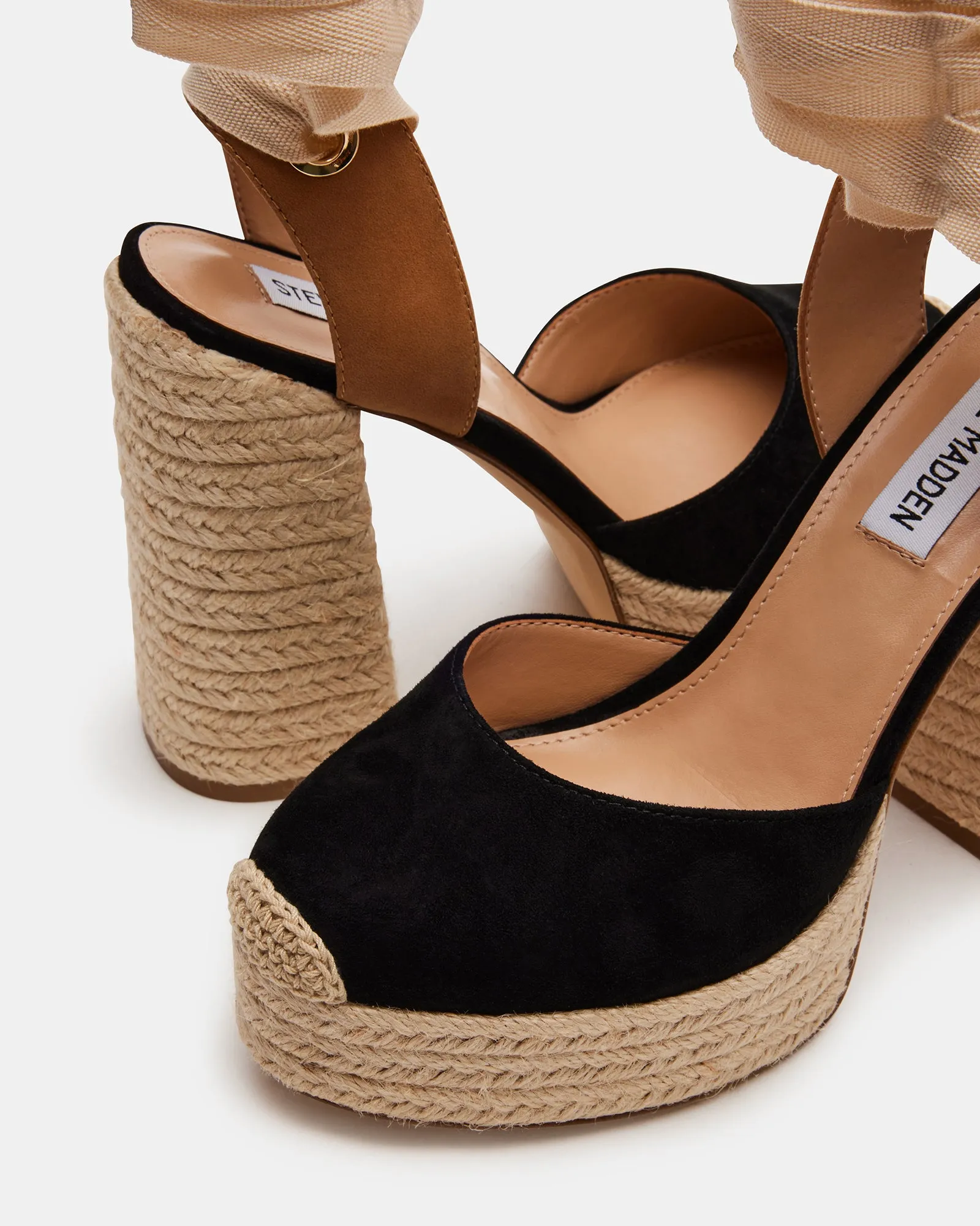 LUVLEY BLACK SUEDE sold by Steve Madden product image thumbnail 3