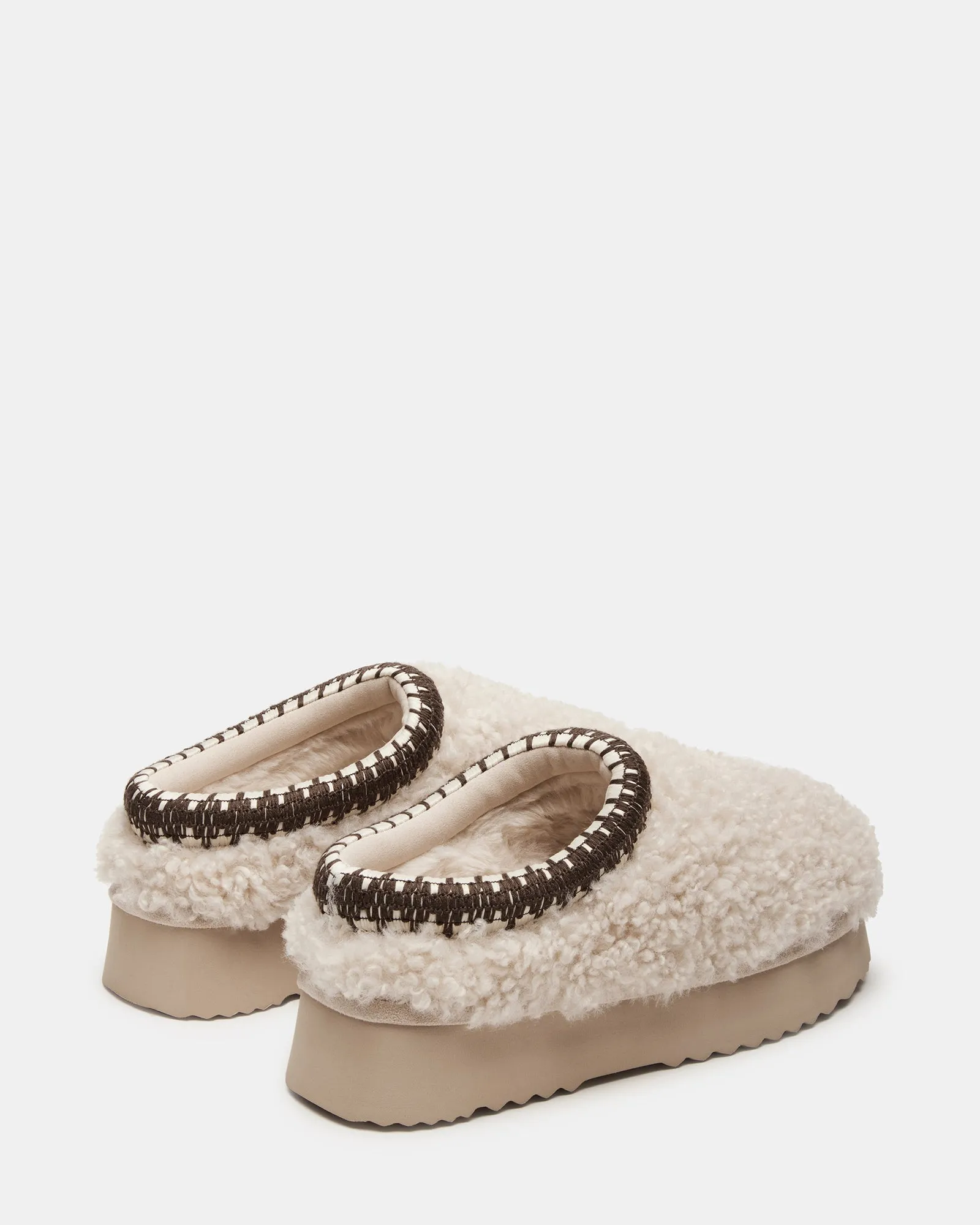 SELENA FAUX SHEARLING NATURAL sold by Steve Madden product image thumbnail 5