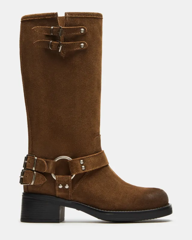 ASTOR COGNAC SUEDE sold by Steve Madden