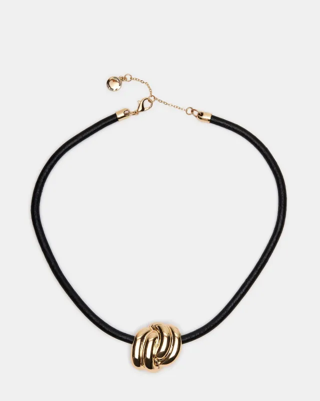 KNOT NECKLACE GOLD sold by Steve Madden