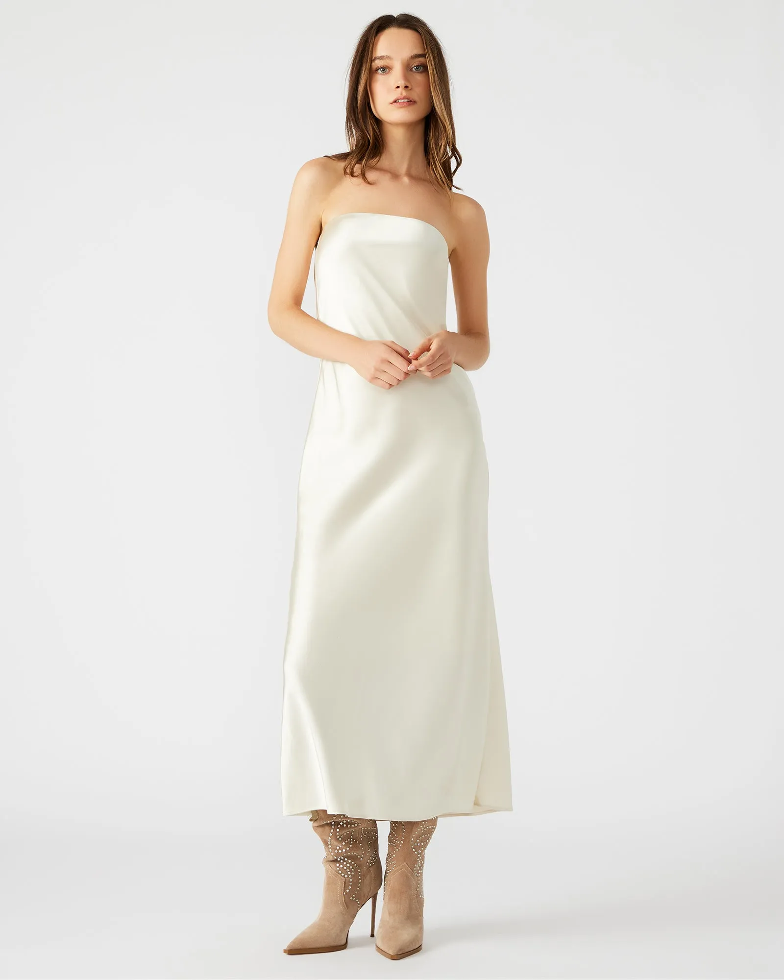 JESSAMINE DRESS IVORY sold by Steve Madden
