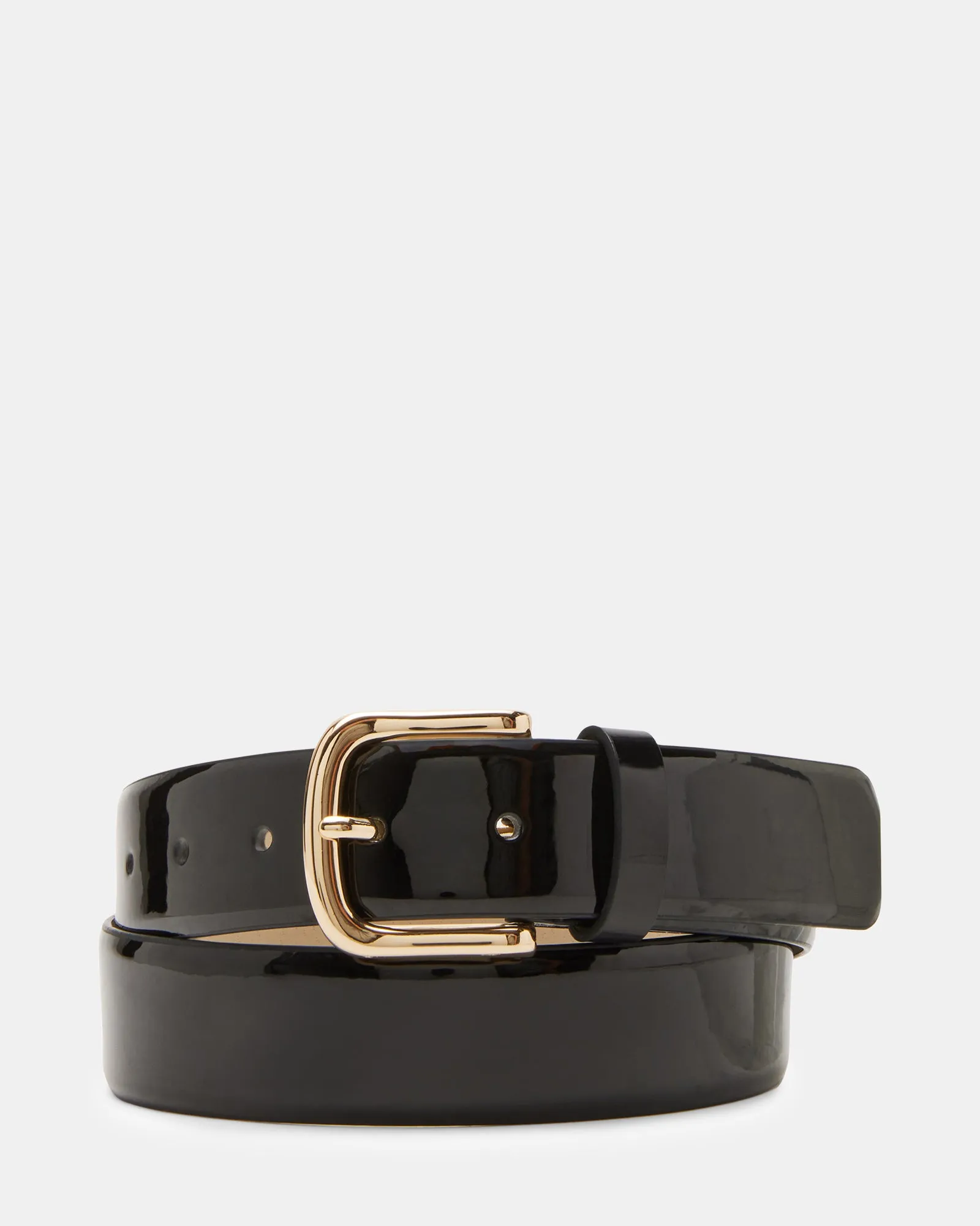 CLASSIC PATENT BELT BLACK sold by Steve Madden
