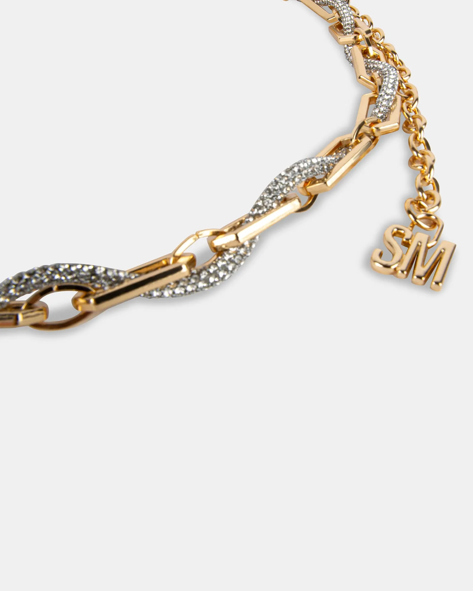 RHINESTONE ROPE CHAIN BELT GOLD sold by Steve Madden product image thumbnail 2