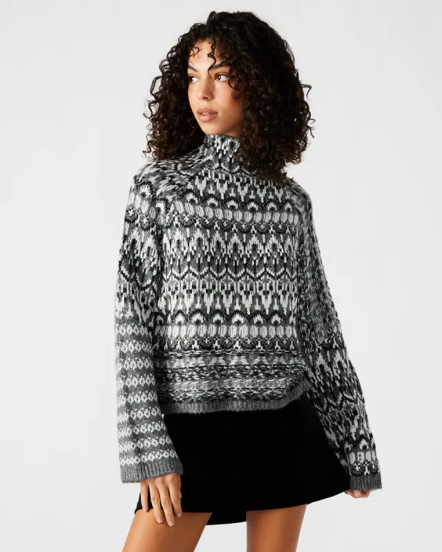 INDIE SWEATER CHARCOAL sold by Steve Madden