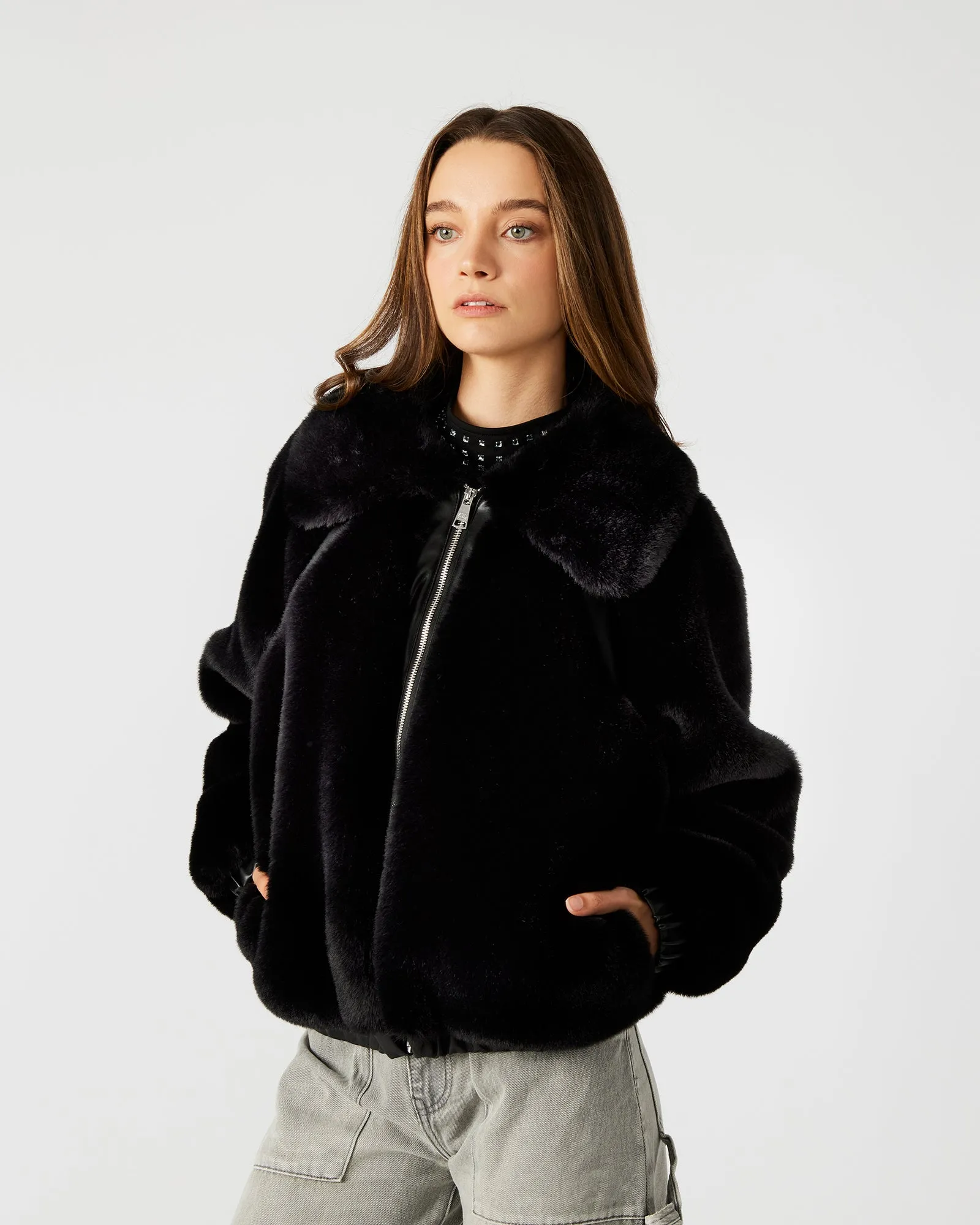 ZEPHRINE JACKET BLACK sold by Steve Madden