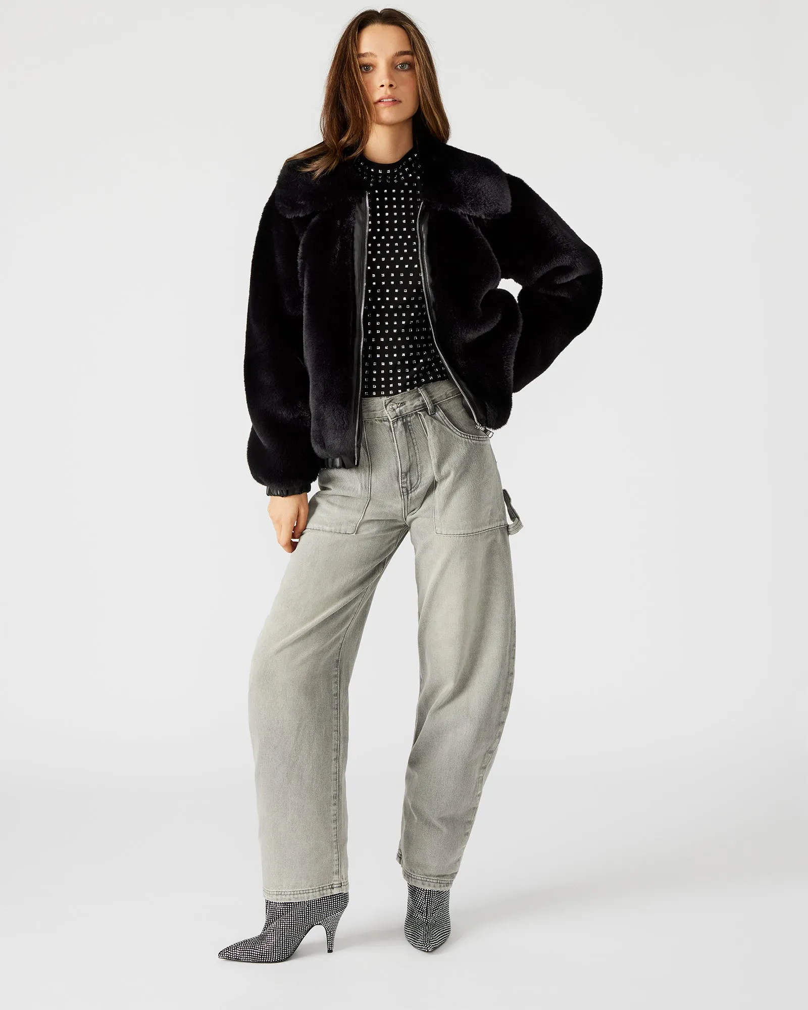 ZEPHRINE JACKET BLACK sold by Steve Madden product image thumbnail 4