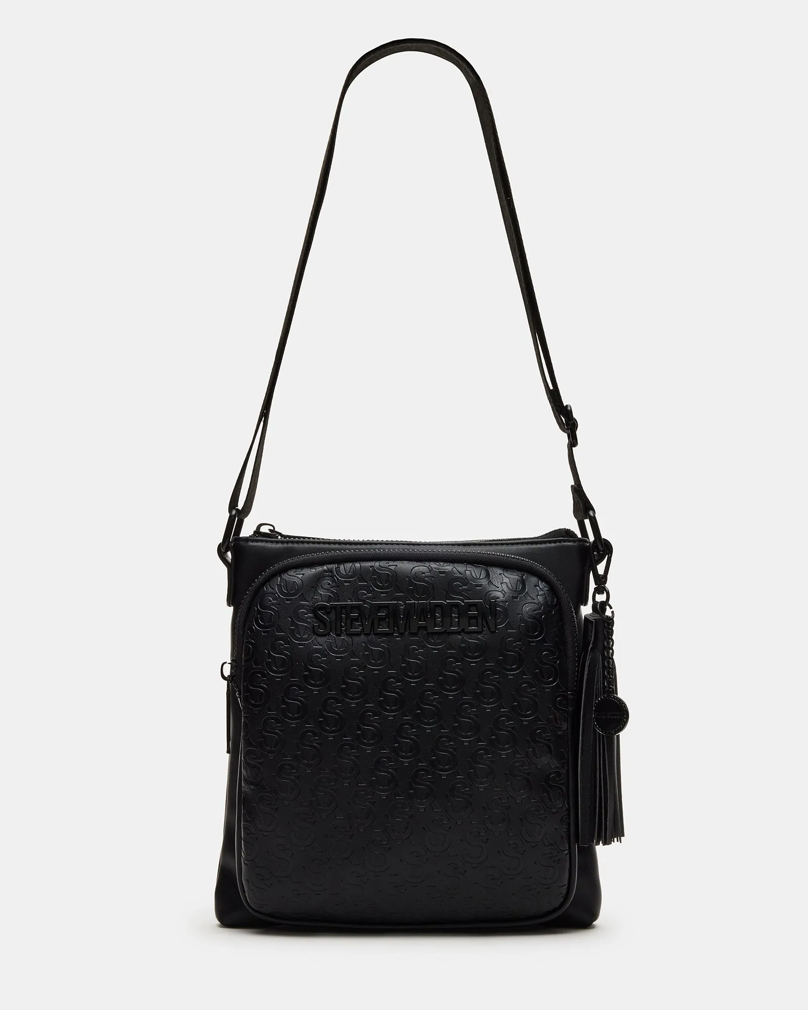 GLAM BAG BLACK LOGO sold by Steve Madden
