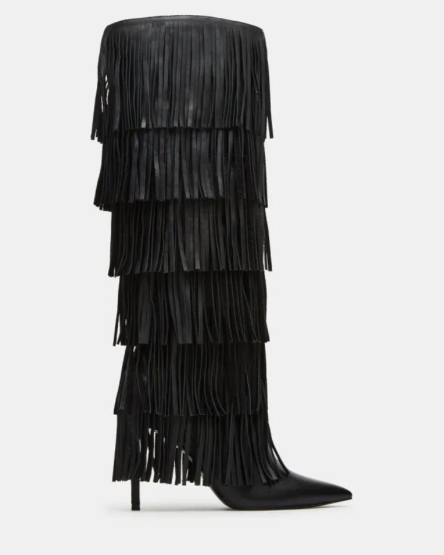 WANDERLUST BLACK LEATHER sold by Steve Madden