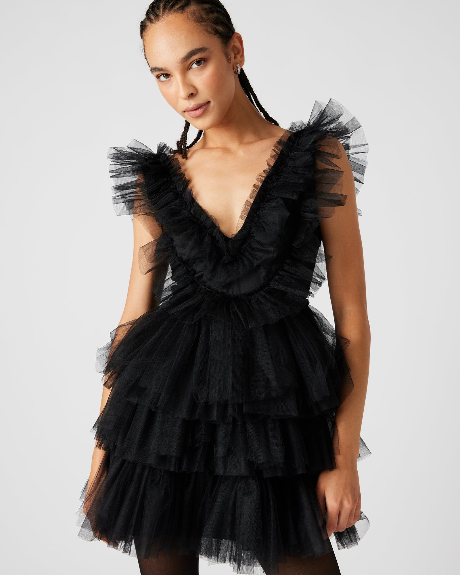 CARRIE DRESS BLACK sold by Steve Madden