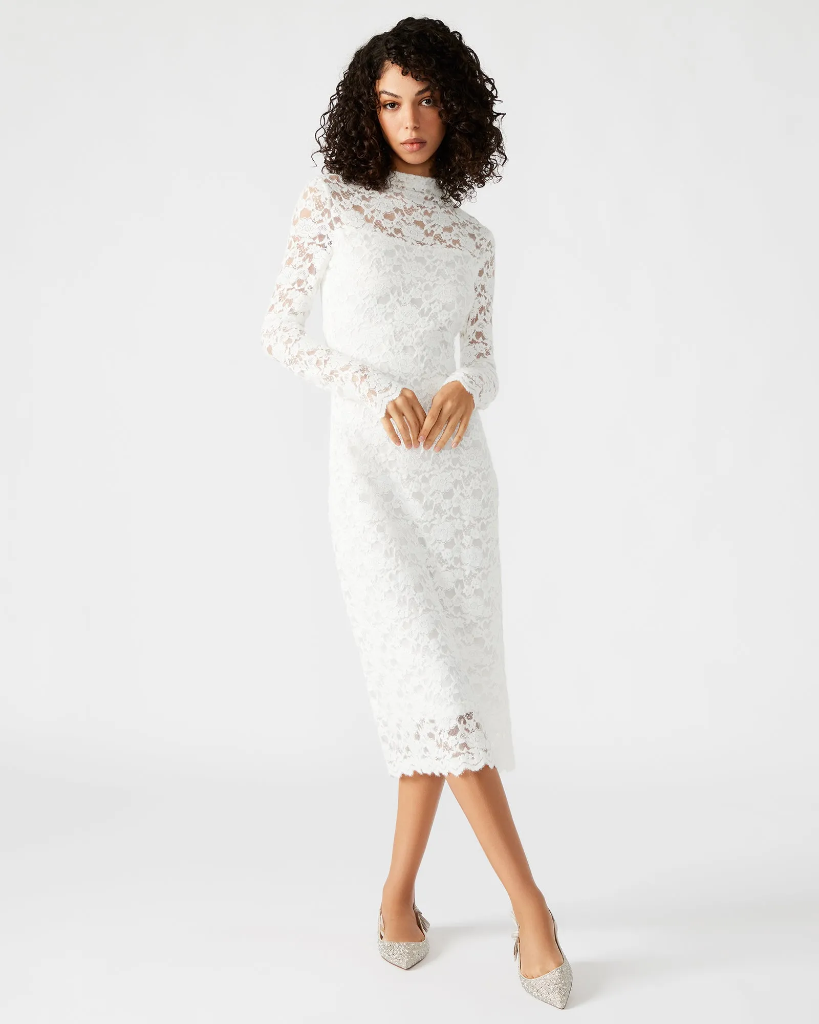 VIVIENNE LACE DRESS IVORY sold by Steve Madden product image thumbnail 2
