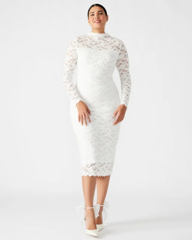 VIVIENNE LACE DRESS IVORY sold by Steve Madden