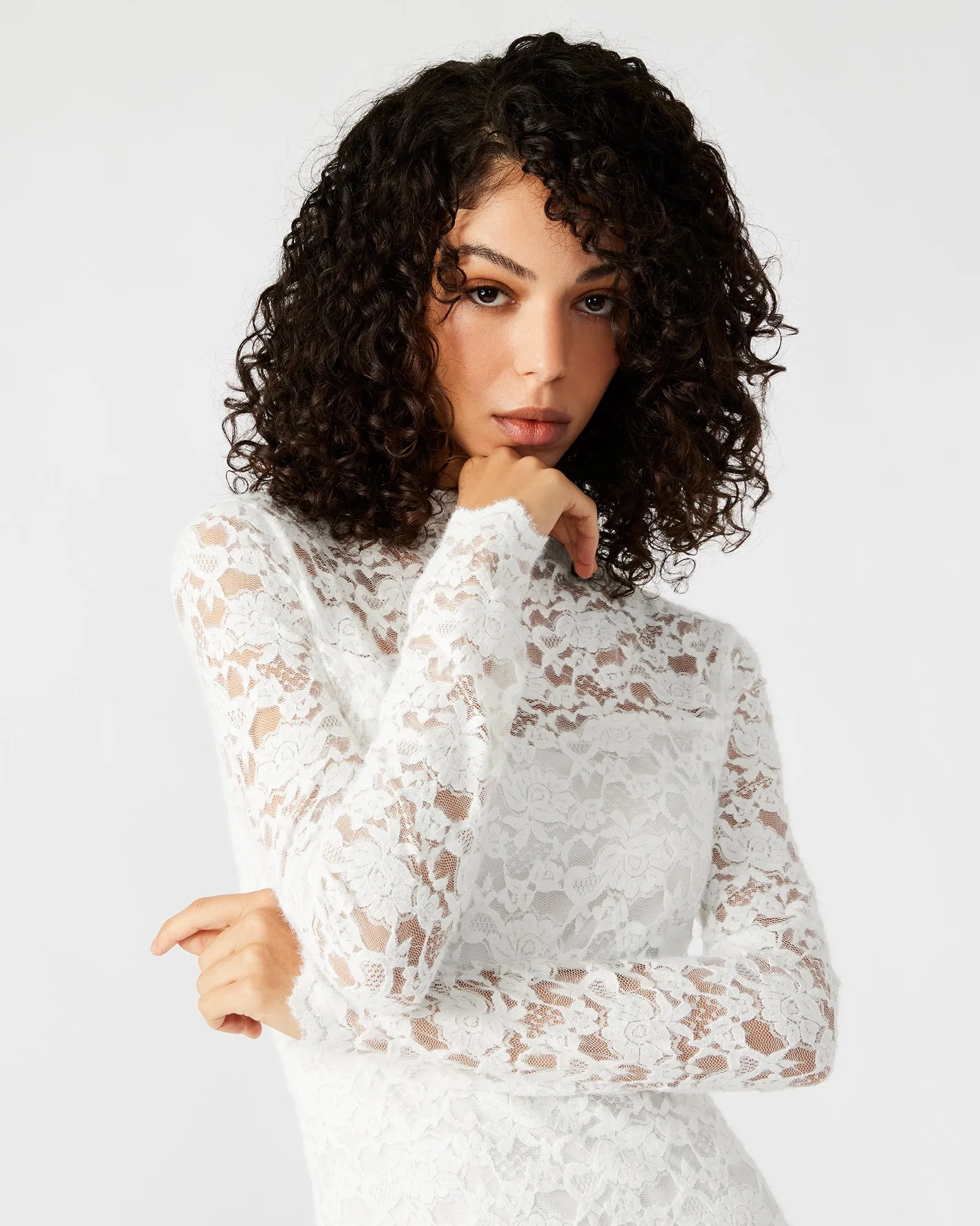 VIVIENNE LACE DRESS IVORY sold by Steve Madden product image thumbnail 3