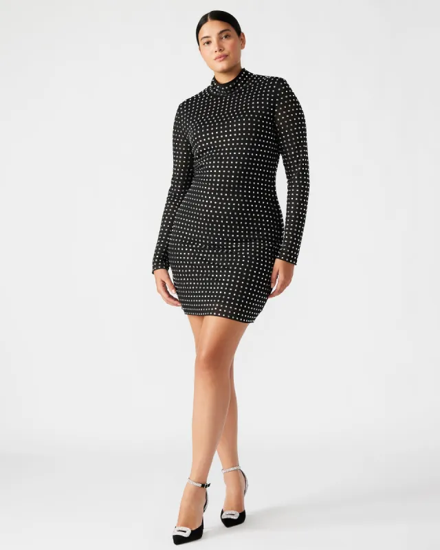 KRISTA DRESS BLACK sold by Steve Madden