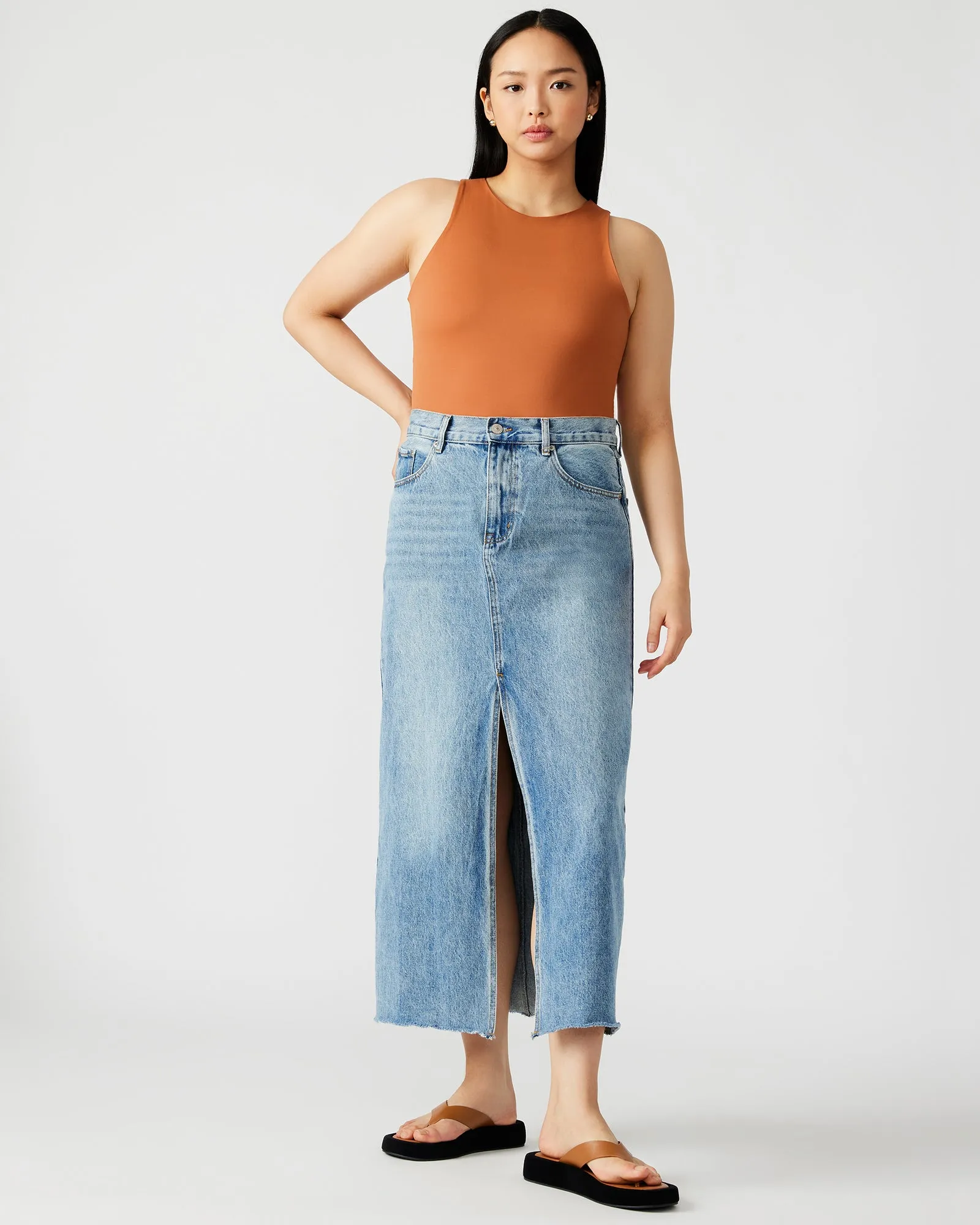 NICO BODYSUIT COGNAC sold by Steve Madden product image thumbnail 4