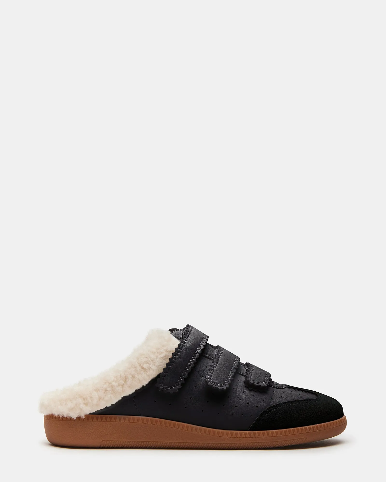 MEMENTO FAUX FUR BLACK MULTI sold by Steve Madden