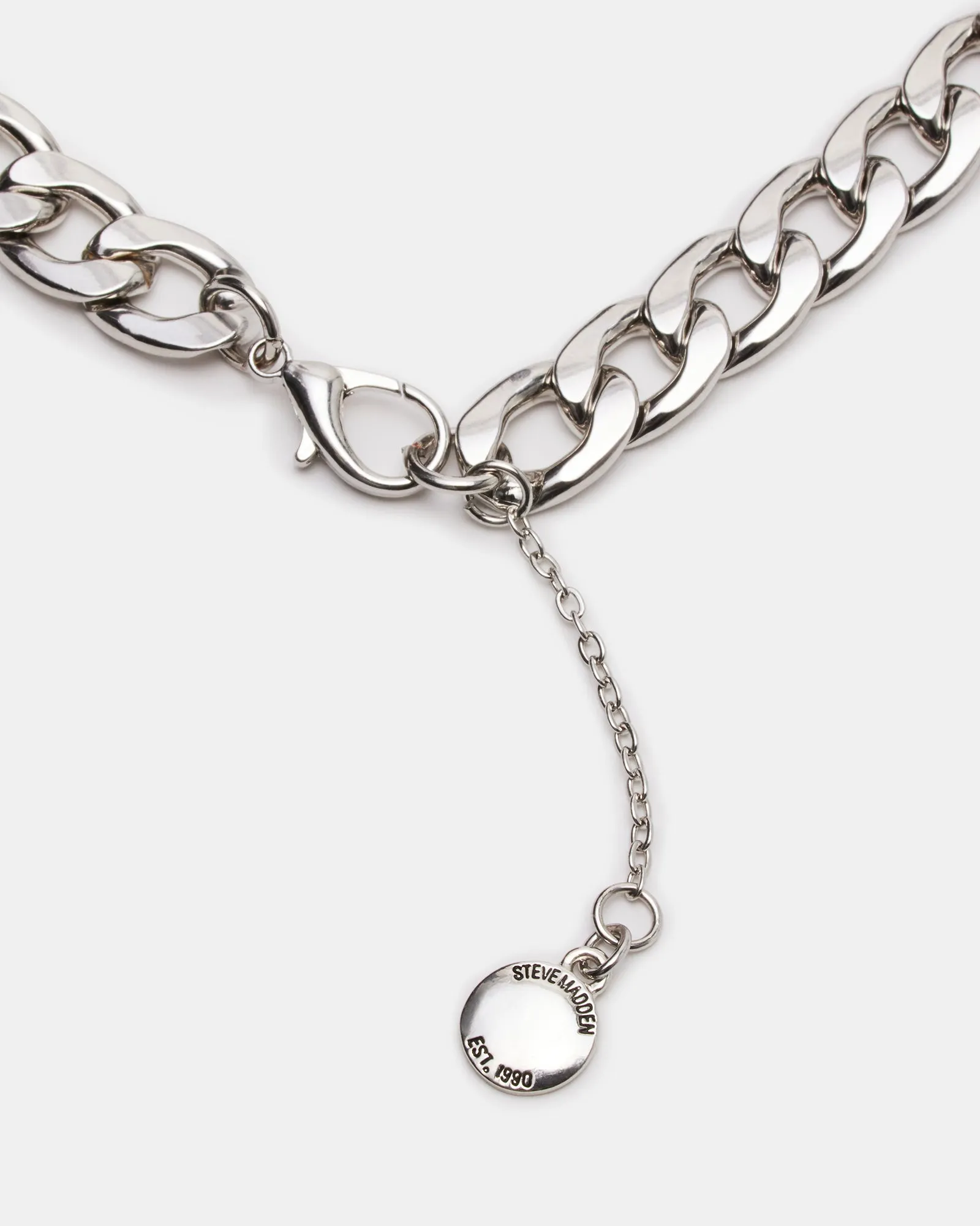 WATCH NECKLACE PEWTER METALLIC sold by Steve Madden product image thumbnail 3