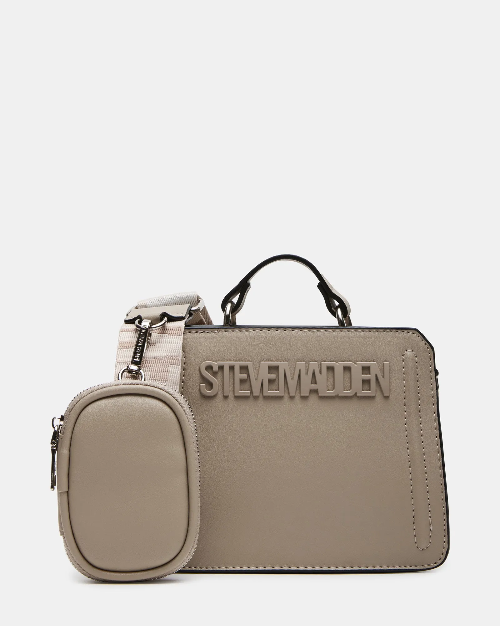 EVELYN MINI BAG TAUPE sold by Steve Madden