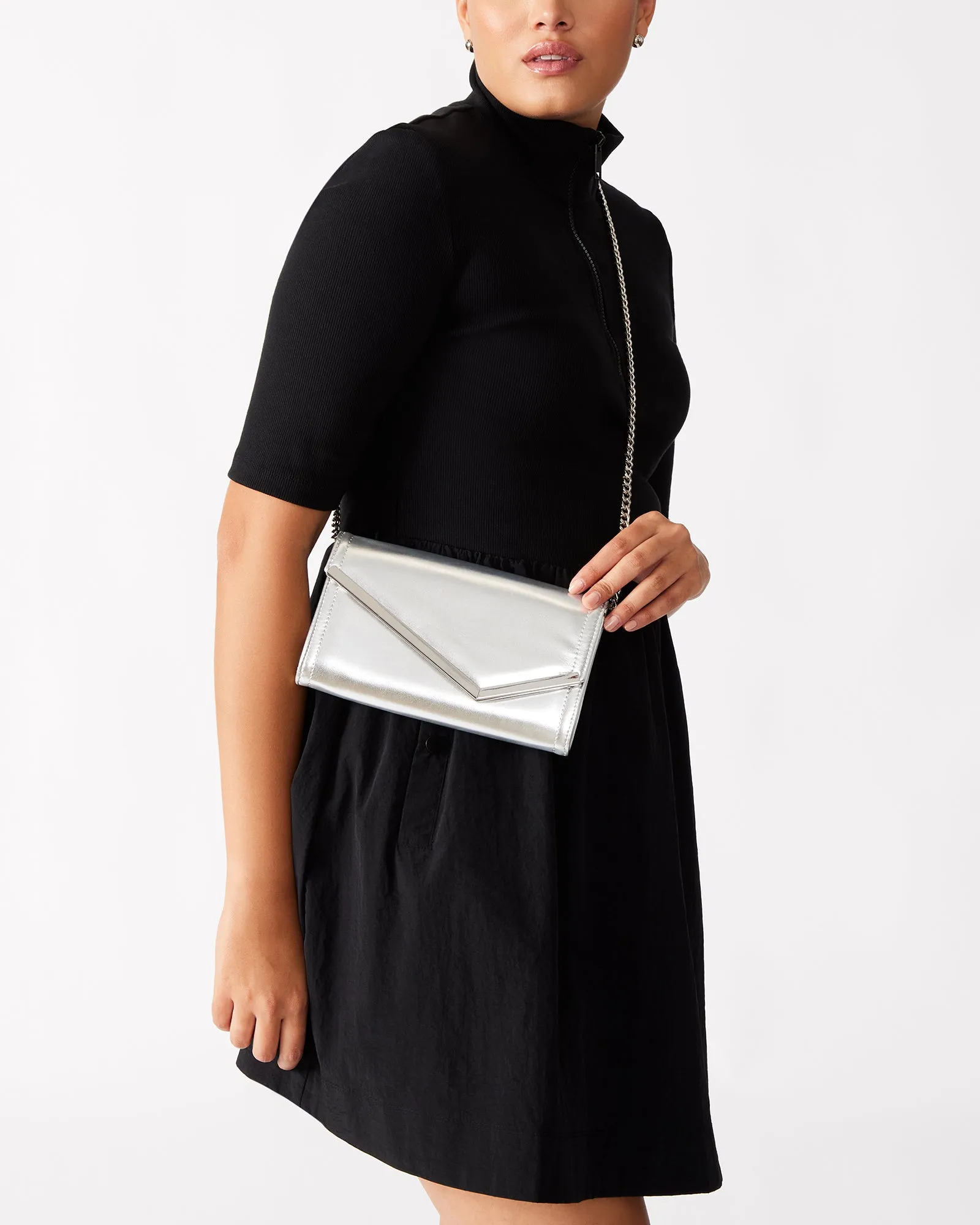 CLUTCHD BAG SILVER sold by Steve Madden product image thumbnail 2