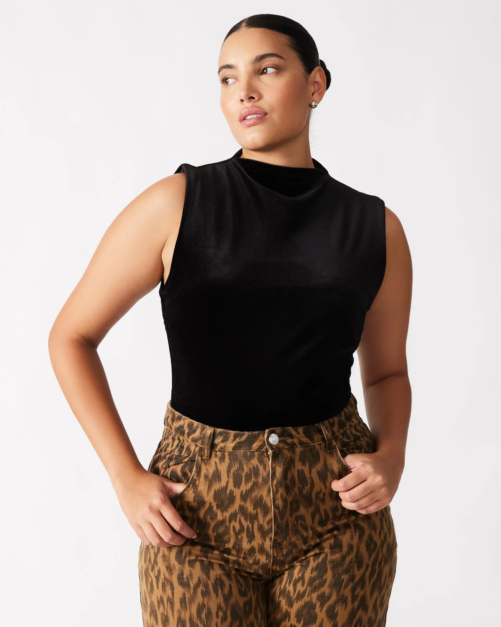 NIKOLA BODYSUIT BLACK sold by Steve Madden product image thumbnail 3