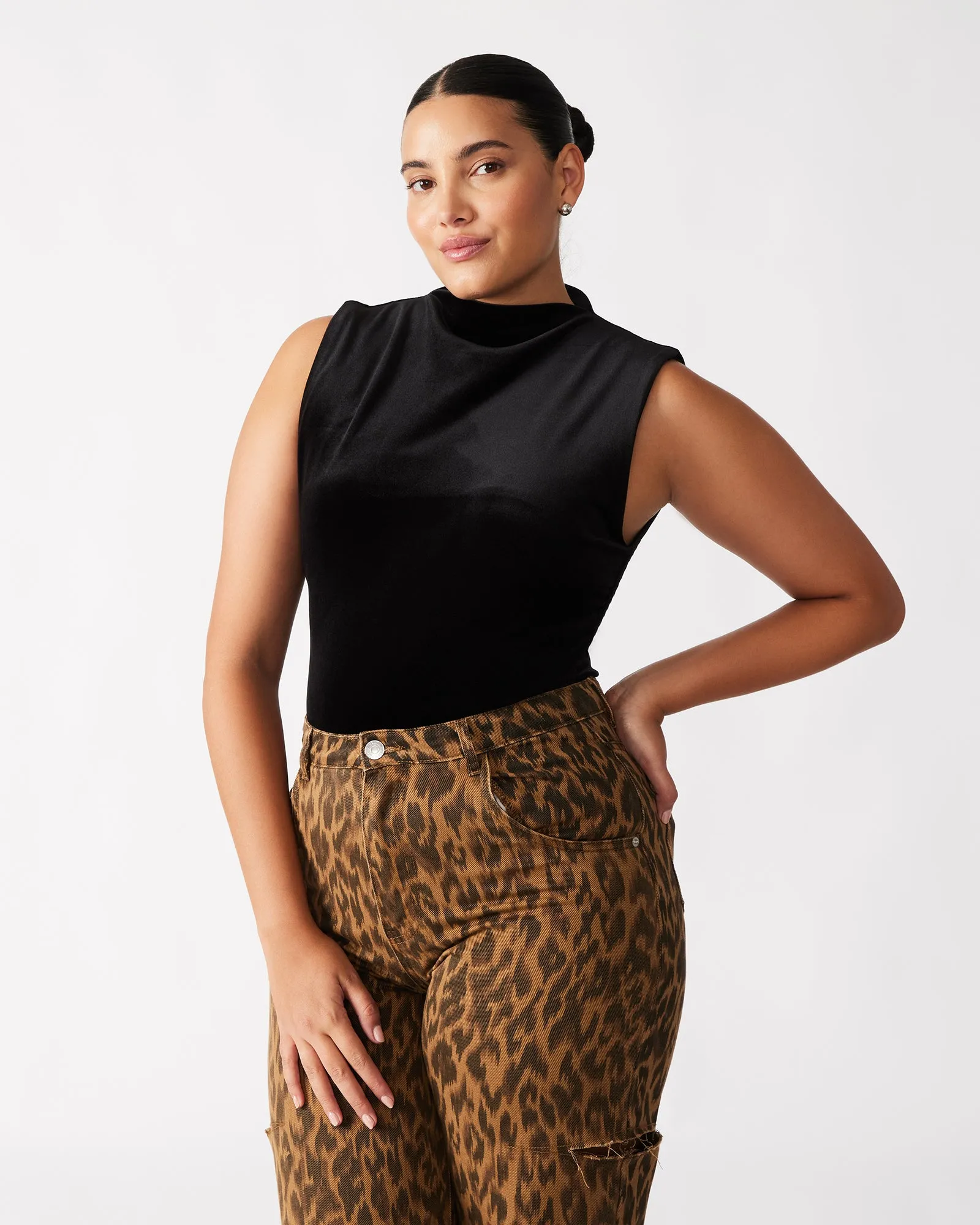 NIKOLA BODYSUIT BLACK sold by Steve Madden product image thumbnail 2