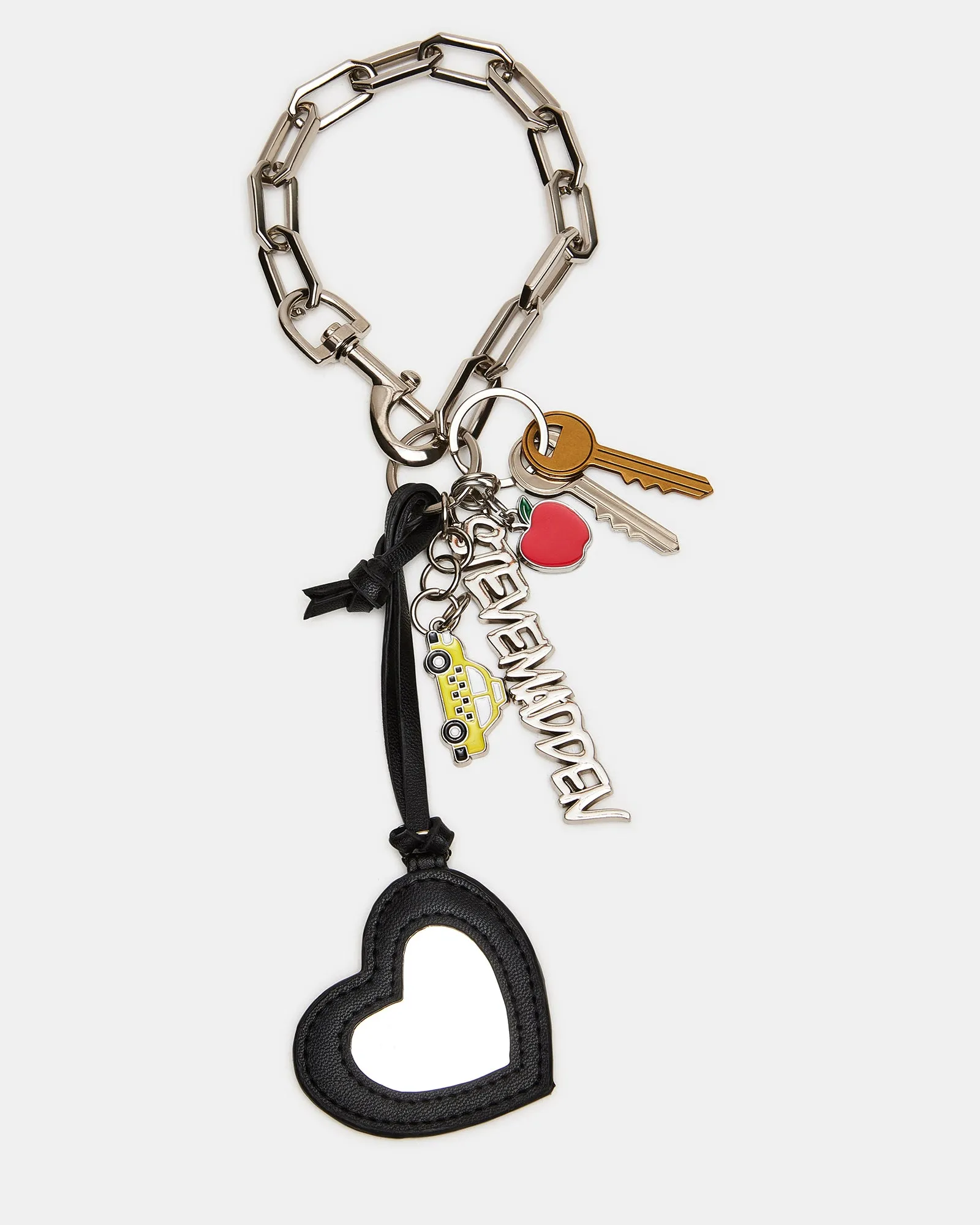 NYC BAG CHARM BLACK sold by Steve Madden