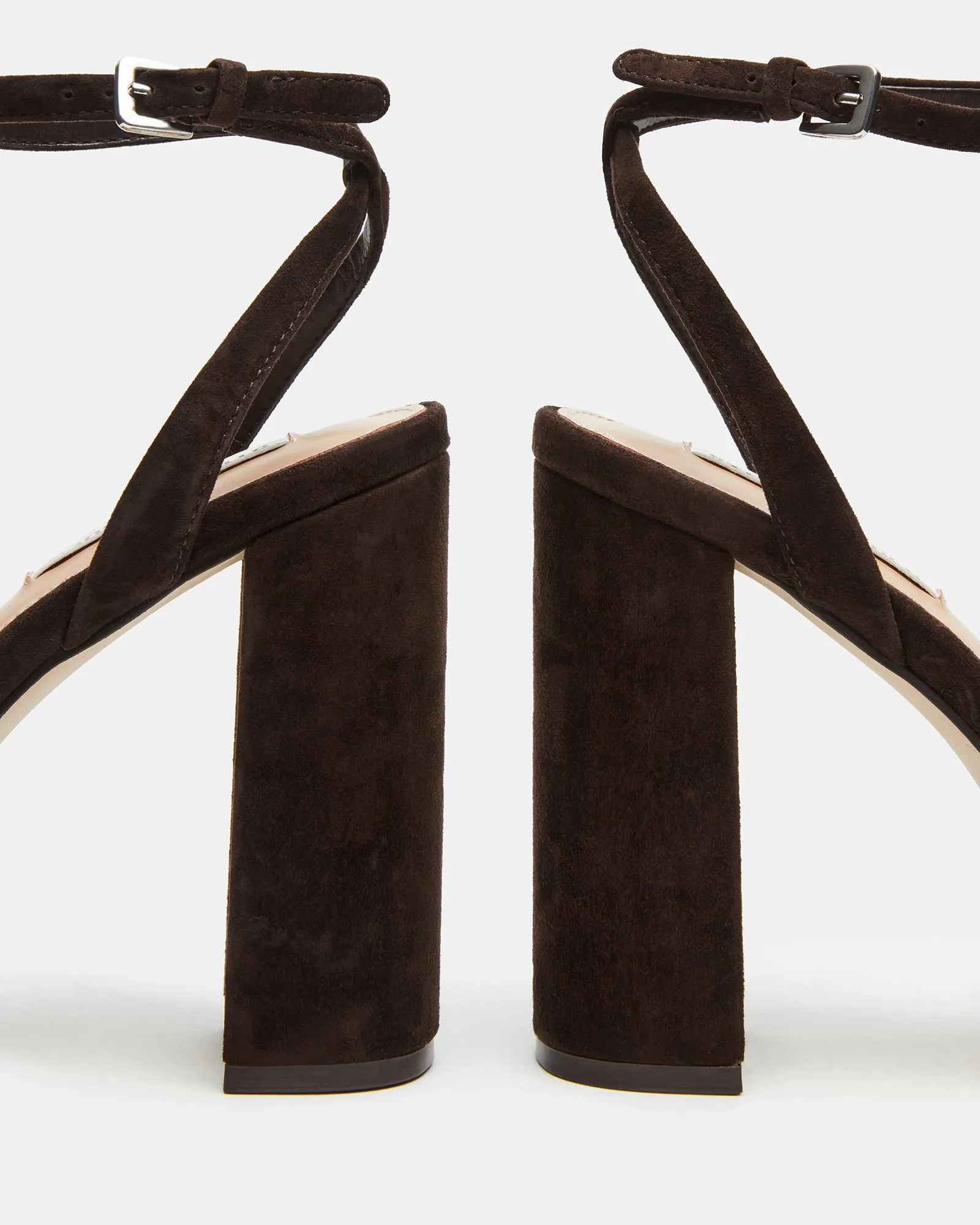 LOURDES CHOCOLATE BROWN SUEDE sold by Steve Madden product image thumbnail 4