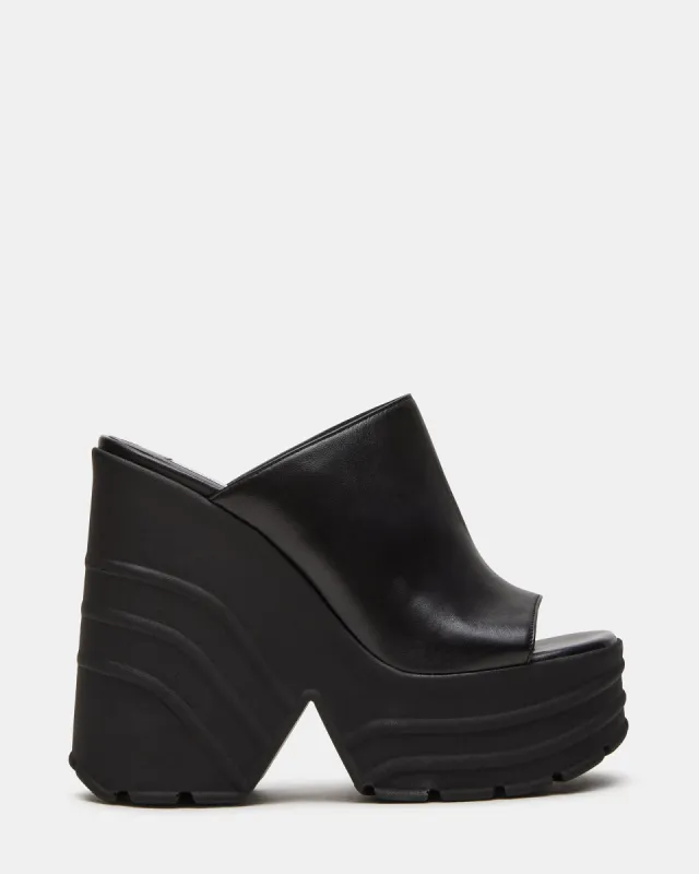 CERULO BLACK LEATHER sold by Steve Madden