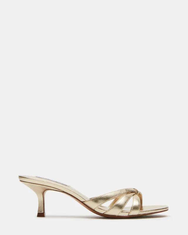 CARY GOLD LEATHER sold by Steve Madden